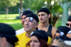 Nach den letzten Infos zum Ablauf finden sich die Gruppen zusammen