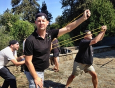 Die Männer punkten mit Zielgenauigkeit, Kraft und Siegeswillen!