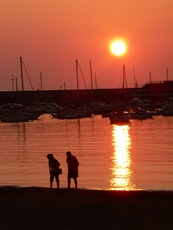 Sonnenuntergang Ligurien