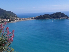 Blick auf die Halbinsen von Sestri Levante