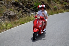So finden die Teilnehmer unsere Vespa-Tour
