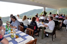 Mittagspause auf unserer Vespa-Tour in Italien