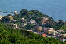 Blick vom Restaurant aufs Meer