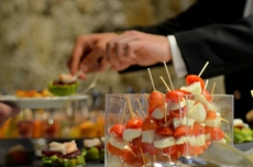 Büffet im Risorante dei Castelli am zweiten Abend