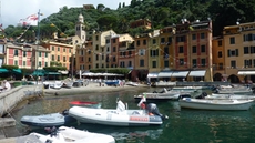 Die Piazza von Portofino