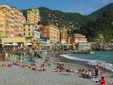 Entspannen am Strand von Camogli