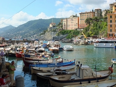 Camogli an der ligurischen Riviera