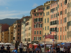 Das lebhafte Städtchen Camogli