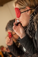 Blind Winetasting bei unserer Wein-Olympiade in Ligurien